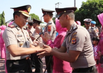 46 Personel Polres Majalengka Naik Pangkat