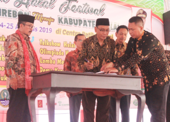 Menuju Kabupaten Halal, IAIN SNJ Tandatangani Kerjasama dengan Pemkab Cirebon