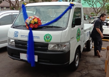 IAIN Syekh Nurjati Cirebon Dapat Mobil Bak dari BRI