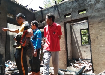 Ditinggal Kerja, Rumah Ludes Terbakar