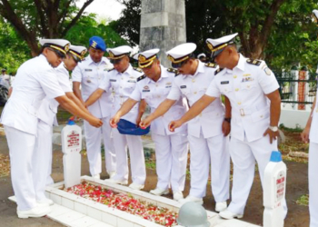 Lanal Cirebon Ziarah ke Taman Makam Pahlawan Kesenden