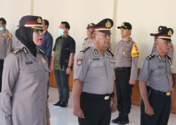 Kapolres Bismo Pelantikan Kenaikan Pangkat