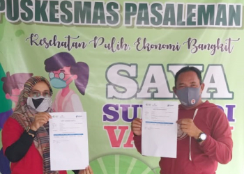 Cilengkrang Girang Suskseskan Vaksinasi