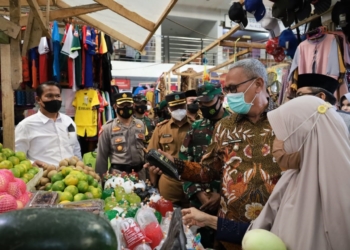 Forkopimda Monitoring Harga di Pasar