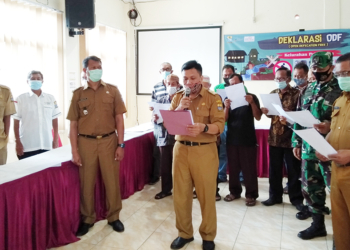 Kelurahan Pekiringan Deklarasi ODF, Klaim 100 persen Warga telah Miliki Fasilitas Jamban Sehat