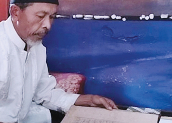 Ditulis KH Tubagus Latifudin 370 Tahun lalu, Alquran dari Kulit Kayu di Pagaraji Majalengka Masih Terjaga