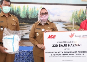 Sagtas Covid Terima 360 APD Sumbangan Swasta