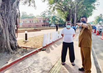 45 Anggota Awasi Alun-alun Kejaksan