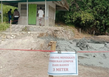 Masyarakat Dilarang Dekati Lokasi Semburan