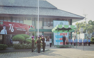 Rektor IAIN Cirebon Sampaikan Pesan Presiden saat Upacara HUT ke-76 RI