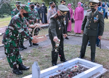 Danrem 063/SGJ  Ziarah ke TMP Sawala