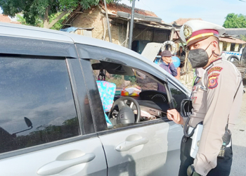 Operasi Simpatik Jaring Puluhan Kendaraan Overload
