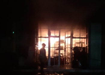 Grosir Alat Rumah Tangga di Tengahtani Terbakar, Kerugian Rp350 Juta