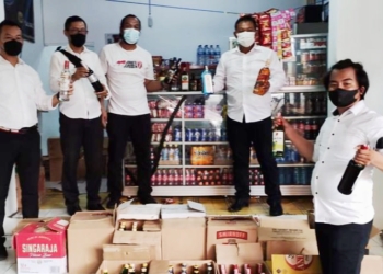 Operasi Jelang Ramadhan, Satres Narkoba Polres Majalengka Amankan 512 Miras