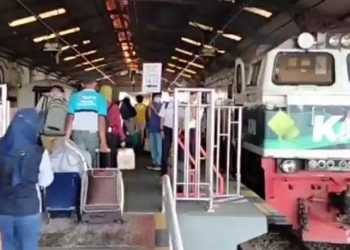 Arus Balik Penumpang KA Meningkat Tajam