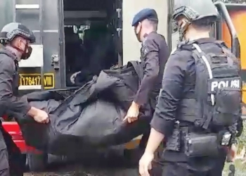 Gegana Polda Jabar Musnahkan Belasan Mortir Aktif yang Ditemukan Nelayan Bondet