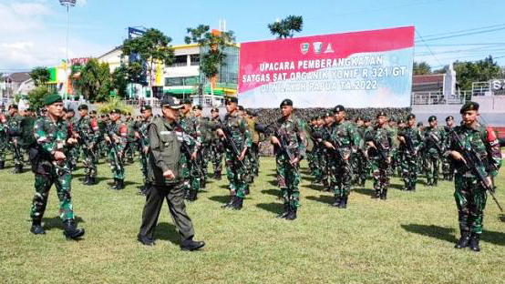 450 Prajurit Yonif Raider 321 akan Bertugas di Papua