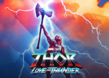 Poster film Thor: Love and Thunder.