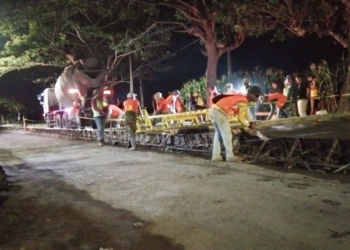 Jalan Pabuaran-Sindanglaut Akhirnya Diperbaiki