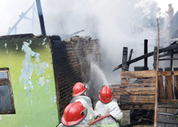 Cucu Mainan Api, Rumah Kakek di Talun Ludes Terbakar, Kerugian Ratusan Juta