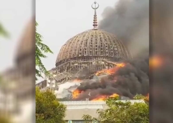 Berikut Penyebab Kebakaran Masjid Raya JIC, Sedang Direnovasi dan 2 Pekerjanya Ternyata Warga Kuningan