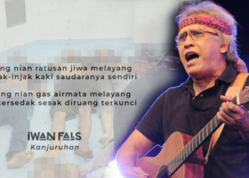 Lirik Lagu Kanjuruhan Iwan Fals, Gambarkan Kerusuhan Suporter Persebaya vs Arema, Gas air Mata Melayang Nafas Tersedak Sesak di Ruang Terkunci