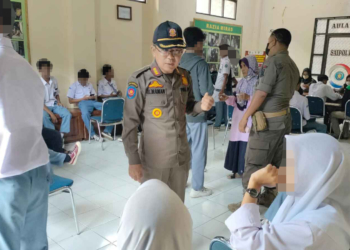 Bolos Sekolah, Ratusan Siswa Diamankan Satpol PP