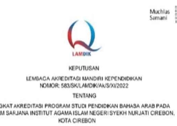 Prodi PBA IAIN Cirebon Meraih Akreditasi Unggul