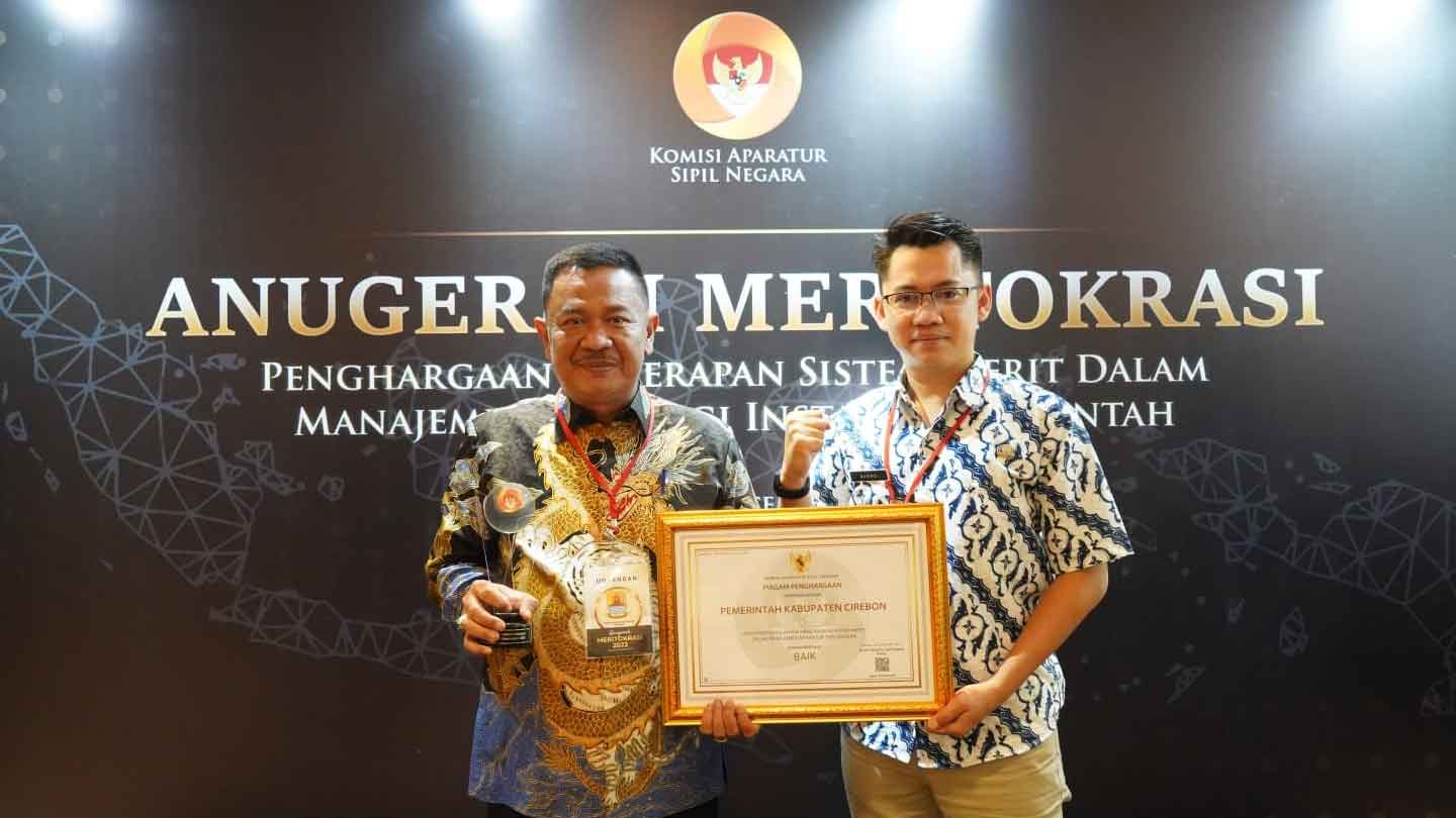 Pemkab Cirebon Raih Predikat Baik Meritokrasi