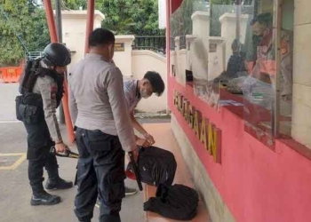 Pengamanan Mapolres Diperketat