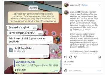 WASPADA! Modus Penipuan Baru, Kirim Foto Lewat WA Padahal APK, Saldo Rekening Awas Ludes
