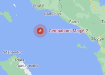 Aceh Diguncang Gempa Besar, Magnitudo 6,2, BMKG Catat Tsunami