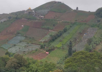 Tempat Wisata di Majalengka, Libur Imlek Bukit Panyaweuan Dipenuhi Wisatawan