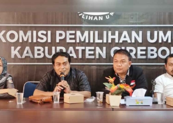 Jelang Verfak DPD, Bawaslu dan KPU Kabupaten Cirebon Lakukan Koordinasi