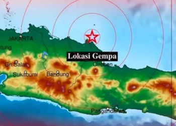 Gempa Indramayu Berpusat di Selatan dan Utara, Keduanya Gempa Dangkal
