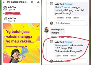 Jasa Vaksinasi Beredar di Medsos, Segini Biayanya, Dinkes Kabupaten Cirebon Bakal Telusuri