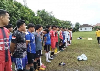 Puluhan Pemain Sepakbola Muda Kabupaten Cirebon Ikuti Seleksi Pra PON XXI