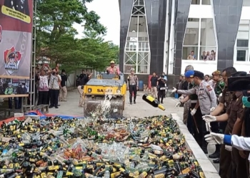 Polres Cirebon Kota Musnahkan Barang Bukti