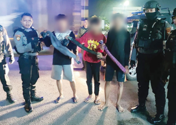 Geng Motor dan Pemuda yang Hendak Perang Sarung Diamankan Tim Patroli Macan Kumbang Polresta Cirebon