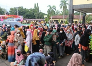 1000 Paket Sembako Bazar Murah Ramadan Polresta Cirebon Diserbu Warga, Ludes dalam 30 Menit