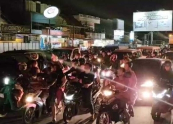 Pemudik Sepeda Motor Padati Jalan Pantura Indramayu-Cirebon