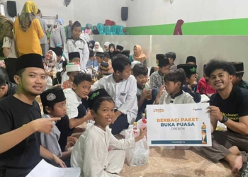 Mahasiswa IAIN Cirebon Tebar Santunan 200 Anak Yatim