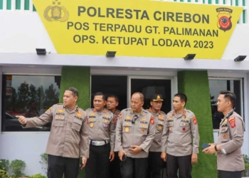 Kapolda Jabar Cek Jalur Mudik di Pos Terpadu GT Palimanan Cirebon Tol Cipali