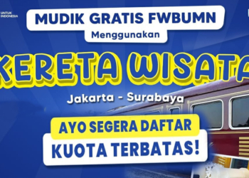 Mudik Gratis 2023 Khusus Wartawan, Gunakan Kereta Wisata, Syaratnya Gampang Banget