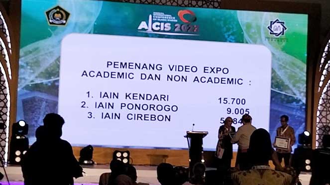 Stand IAIN Cirebon Raih Terbaik Ketiga di AICIS Expo 2023, Ini yang Dipamerkan