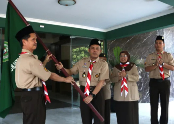 Prof Aan Lepas Pramuka IAIN Cirebon Ikuti PWN XVI