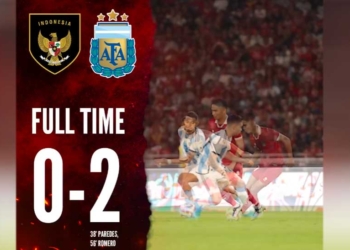 Hasil Akhir Indonesia Vs Argentina Sama Dengan Australia