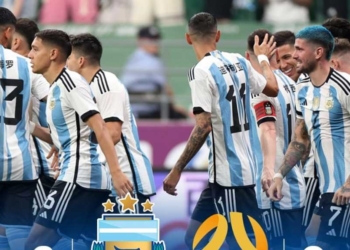 Namset Jersey Argentina Gunakan Huruf China di Laga Kontra Australia