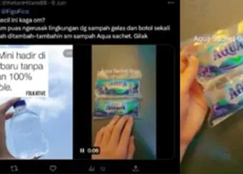 Viral Aqua Sachet, Begini Penjelasannya