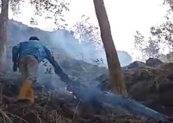 Pemadaman Kebakaran Gunung Ciremai Terkendala Angin